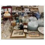 Snack Dishes, Stemware, Fluid Lights