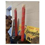 (2) Vintage Electric Christmas Candles