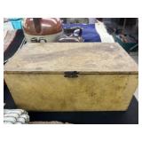 Yellow Painted Storage Box