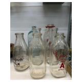 Recovered Milk and Water Bottles