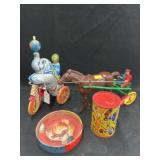Tin Litho and Plastic Toys