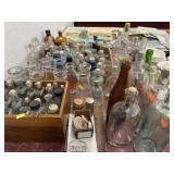 Apothecary and Milk Bottles
