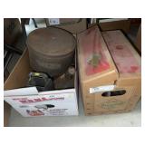 Water Bottles and Vintage Cookware