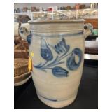 European Slip Decorated Storage Crock