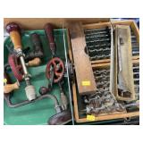 Vintage Drill Braces with Bits