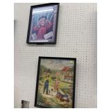 Framed Manheim Calendar & Hershey