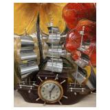 Mid-Century Television Clock