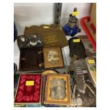 Tin Type Photos, Pipe and Pocket Knives