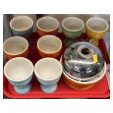 Vintage Egg Cooker with Cups