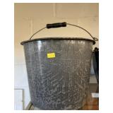 Gray Agateware Bucket