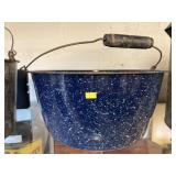 Blue Agateware Basin