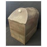 Early Tin Slant Front Canister