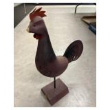 Contemporary Carved Wood Chicken