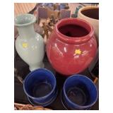 Contemporary Pottery Vases with Planters