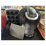 Keurig Coffee Maker with Keurig Coffee Holder