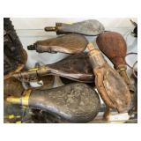Powder Horns and Shot Flasks