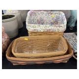 (3) Longaberger Baskets