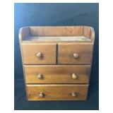Vintage 4 Drawer Crafted Cabinet