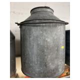 Hinge Top Galvanized Pail