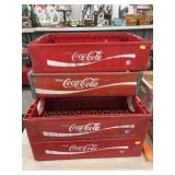 Vintage Plastic and Wooden Beverage Crates