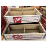 (3) Vintage Wooden Beverage Crates
