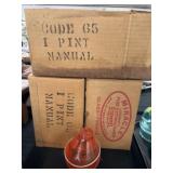 (3) Glass Fire Extinguishers