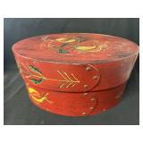 Contemporary Paint Decorated Band Box