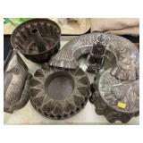 Early Tinware Food Molds