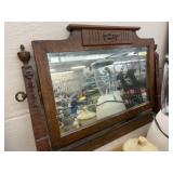 Oak Dresser Mirror