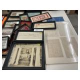 Framed Cigar Labels and Manheim, PA Ephemera