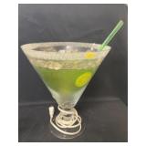 Decorative Lighted Martini Glass