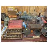 Hardware, Recovered Bottles, Cigar Boxes