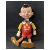 Vintage Wooden Jointed Pinocchio Doll