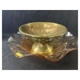 Iris Pattern Bowl with Compote
