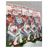 (4) Philadelphia Phillies Cardboard Stand-Ups