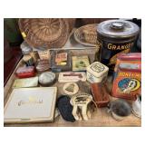 Tobacco and Advertising Tins