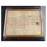 (2) Framed Needlepoint Samplers