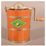Vintage White Mountain "Junior" Ice Cream Freezer