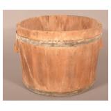 Primitive Wood Wash Bucket