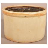 Unmarked Vintage Stoneware Butter Crock