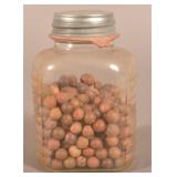 Large Collection Antique Clay Marbles