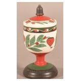 Signed & Dated Lehnware-Type Saffron Cup