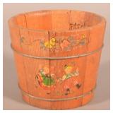 Berry Bucket with PA Dutch Paint