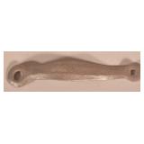 Signed J.H. Fox Wrought Iron Double-Tree Hasp