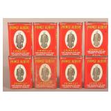8 Prince Albert "Push Up" Tobacco Pocket Tins