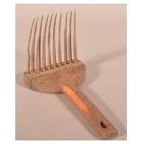 Early Tinsmith-Made Flax Comb