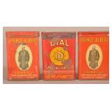 Dial & 2 Prince Albert Smoking Tobacco Pocket Tins