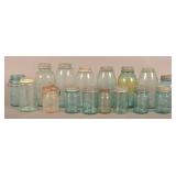 Lg. Box of Ball, Atlas & Mason Glass Storage Jars