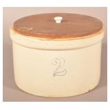 2-Gallon Stoneware Butter Crock with Lid