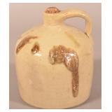 Sm. Vintage Stoneware Jug with "Turkey Droppings"